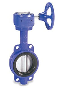 nickel plated butterfly valve