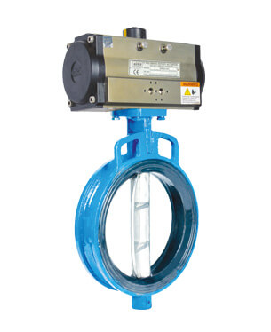 pneumatic butterfly valve